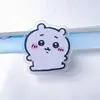 Clips para Carpeta de Acrílico de Dibujos Animados de PP Clips Transparentes para Exámenes Papelería Clips Doble Cara Fijos para Documentos