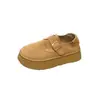 Zapatos Birkenstock de Plataforma Retro Primavera y Otoño Nuevos Versátiles Modernos de Plataforma sin Cordones Casuales Zapatos para Mujer