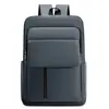 Mochila executiva para o dia a dia com toque de luxo, mochila simples de alta capacidade para laptop, mochila casual multifuncional para homens