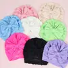 INS Comercio Exterior Sombrero para niños al por mayor sombrero indio para recién nacidos sombrero pullover de encaje con lazo de hongo para bebé 8 colores
