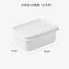 Caja de conservación de alimentos frescos para refrigerador, de plástico grueso de gran capacidad, sellada, para cocina, almacenamiento comercial, resistente a altas temperaturas