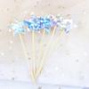 Enchufe decorativo para pastel creativo mágico amor estrella de cinco puntas enchufe decoración fiesta de repostería tarjeta enchufe