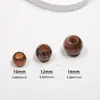 Pulseira de Acrílico com Contas Redondas de Furo Grande Estilo Chinês de Duas Cores Imitação de Jade Pulseira Flor para Sapato Balde de Contas Acessórios de Joias DIY para Roupas