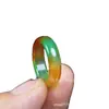 Anillos Finos de Ágata Calcedonia Natural para Hombres y Mujeres, Anillos Finos de Cola de Calcedonia, Anillos Finos de Ágata, Venta al por Mayor