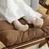 Novo Produto Descanso para Pés Perna Dobrável Almofada Banquinho de Sofá Banquinho para Pés Sala de Estar Mesa para Intervalo de Almoço do Escritório Banquinho para Pés
