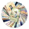 Cartões de Texto Infantis Estilo Aquarela Transfronteiriços Novo Modelo com 36 Peças, Quentes e Inspiradores, Cartões Interativos de Auto-Motivação e Energia Positiva