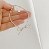 Pulsera Dulce y Única de Lazo para Mujer, Diseño Geométrico Irregular, Nueva Pulsera de Moda, Joyería de Nicho Estilo Ins