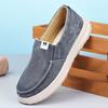 Zapatos de hombre talla extragrande talla 38 talla 48 plantilla de ajenjo zapatos casuales de lona de un paso suela ligera suave zapatos de papá zapatos para conducir