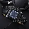 2024 Reloj de Tarjeta Cuadrado de Acero Inoxidable para Hombre con 3 Pines, Reloj de Cuarzo con Segundero y Calendario, Fabricante, Venta al por Mayor, Una Pieza