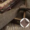 Gravata Masculina Cor Café Retrô Amarrada à Mão Britânica 8cm Formal Negócios Casamento Presente para Noivo Caixa Tendência