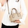 Bolso Pequeño Cuadrado de Cuero Genuino Transfronterizo para Mujer, Estilo Nuevo Tendencia 2026, Elegante y de Alta Calidad, Bolso Bowling de Gran Capacidad, Bolso Cruzado para el Trabajo