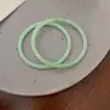 Nuevo Pulsera de un Paso de Imitación de Jade Hetian Antigua Diseño Simple de Lujo Ligero Pulsera Versátil para Novia