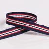 Fabricante en stock cinta de algodón mercerizado para cuello trasero de 1 cm de ancho accesorios de ropa banda para borde de ropa decoración de tira de tela de color
