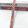 Nuevo Color Cinta Jacquard Pulsera Bohemia para la Muñeca Cuerda Tejida Zapatos de Playa Tow 1.5CM de Ancho