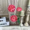 3 Cabeças de Flores Artificiais de Lótus, Flores Artificiais, Flores Feitas à Mão para Casamento, Flores Artificiais de Seda, Decoração de Paisagismo para Casamento, Arranjo de Chão