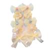 Acessórios de Cabelo Infantis Conjunto de Grampos de Cabelo de Couro para Meninas Estilo Coreano Celebridade da Internet Prendedor de Cabelo Elástico Faixa de Cabelo de Princesa Fofa Acessório de Cabeça