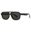 Nuevas gafas de sol cuadradas y planas retro modernas de comercio exterior transfronterizo, gafas de sol para tiro callejero con viento INS 9265
