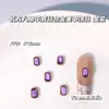 Pedras Strass Retangulares Octogonais Coloridas Piscantes de Base Plana Liga de Liga Dourada e Prateada Acessórios de Nail Art Dopamina Decoração 3D