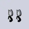 Pendientes de Zirconia con Diamantes Completos Transfronterizos Europeos y Americanos para Hombres, Estilo Moderno y de Alta Gama, Accesorios de Personalidad Versátiles para Mujeres