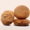 Almofada de Pó Plush Espessa Quankou Macia para Maquiagem Longa de Pelúcia para Pó Solto Ferramenta de Maquiagem Puff para Maquiagem Limpa e Impecável