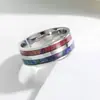 Anillo de Acero Inoxidable para Hombre Temu Xiyin Estilo Punk Personalizado Creativo Asimétrico Exclusivo Transfronterizo