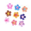 Cinco pétalas flor girassol diy resina acessórios grampo de cabelo cocar acessórios para o cabelo lótus creme cola celular shell acessórios