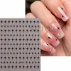 Adesivos de Unha Novos Transfronteiriços Estilo Japonês Moderno Estrela Crescente Pentagrama Adesivos de Unha Acessórios de Nail Art