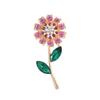 Europa y Estados Unidos nuevo éxito de ventas broche de aleación de alta calidad con pedrería para mujer pin de corsage explosivo venta al por mayor joyería pequeña venta al por mayor