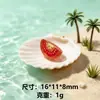 Frutas Miniatura Translúcidas Brinquedos Comestíveis Grãos Fofos Modelos de Comida Artesanato DIY Presilhas de Cabelo Elásticos de Cabelo Chaveiros Pingentes