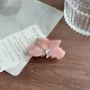 Presilha de Tubarão Pequena de Acetato Borboleta 3D Strass Florido Colorido Presilha de Cabelo para Deslocamento Cabelo Semi-Preso Coque Lateral Acessório de Cabelo
