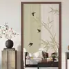 Nueva Cortina de Puerta para Dormitorio y Sala de Estar Estilo Chino, Estilo Antiguo, Cortina Divisoria para Baño sin Taladro, Cortina Divisoria para Cocina, Cortina Blackout