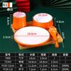 Melamina Hot Pot Shop Table Tableware Conjunto de quatro peças Conjunto de louças de restaurante Conjunto de louças comerciais do hotel Conjunto de louças Pratos