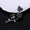 Broches Femininos Europeus e Americanos Populares Retro de Liga, Acessórios de Vestuário, Alfinetes, Broches de Joia, High-End e Luxo Leve