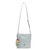 Bolso Tejido de Color Sólido de Moda para Mujer con un Toque de Lujo, Elegante Bolso de Hombro, Bolso Cubo, Bolso Simple Versátil Moderno Artístico