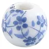 Cuentas de cerámica azules y blancas de 6 mm, manualidades, accesorios DIY, material para abalorios, accesorios para pulseras, cuentas de porcelana, joyería al por mayor