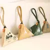 Cartera de Monedas Vintage Cool Creativa Zongzi Mini Lona Artística Corea del Sur Linda Bolsa para Monedas Bolsa para Llaves Hombres