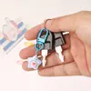 Novo Chaveiro Criativo e Interessante de Pequeno Animal Cor de Doce Argola Chaveiro Pingente para Bolsa de Mulher Roupas Pingente Joia Presente