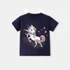Camiseta de Niña Verano 2025 Nueva de Niño Manga Corta Deportiva Algodón Ropa Infantil Mayoreo Linda