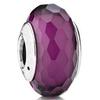 Panjia Beads Shining Pink Purple Series Trevo de Quatro Folhas Ornamento de Amor Pulseira Feminina Pulseira Diy Acessórios Beads