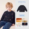 Suéter Jellybaby para Niños 2026 Otoño Nuevo Cárdigan de Lana para Niños Ropa de Bebé Tejidos de Punto para Niños