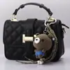 Animales de Lana Tejidos Creativos, Conejito Lindo, Hamburguesa, Tomate, Oso, Cachorro, Colgante de Bolso, Llavero de Muñeca