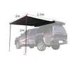 Camioneta SUV vehículo de exterior montado en vehículo todoterreno camping construcción sin herramientas toldo lateral retráctil automático toldo de pegamento negro protección solar a prueba de lluvia