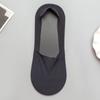 Novas meias invisíveis de algodão para homens para primavera e verão corte livre silicone antiderrapante estilo barco cor sólida não caem meias atacado