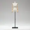 Loja de Roupas Manequim Feminino de Ombros Caídos Adereços Manequim de Exibição de Roupas Femininas de Meio Corpo Suporte de Exibição de Manequim