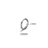 Significado-Pendientes Europeos y Americanos de Acero Inoxidable Gd Lanzados, Pendientes de Alambre Redondo, Joyería de Moda, Pendientes de Acero de Titanio, Pendientes, Fabricantes de Joyería en Stock