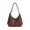 Bolso de tres usos para mujer, nueva colección otoño 2026, mochila retro de alta gama, bolsa de viaje ligera, bolso de hombro y bolso cruzado