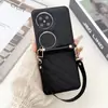 Funda de Teléfono Móvil de Cuero Estilo Pequeño Fragante Eje Medio para Huawei pocket2 bolsillos Pantalla Plegable