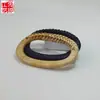 Oval de mimbre de mano de mimbre natural de mano de mimbre negro de mano bolsa de mimbre de mano