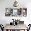 Espejo acrílico autoadhesivo para pared, espejo decorativo de comercio exterior transfronterizo, que no se rompe ni se daña