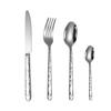 Fábrica al por mayor para Amazon, vajilla occidental de acero inoxidable, cuchillo, tenedor y cuchara, apto para vajilla de hotel, cuchillo para carne y cuchara de té.